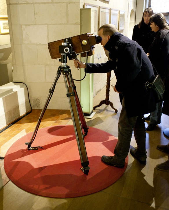 public dans le musée